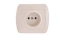 Contact-Simon AG1E/12 stopcontact beige kunststof IP20 250V 90mm 37,5mm