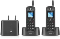 Motorola Voice O202 professionele draadloze telefoon met groot bereik (tot 1 km), IP67 water- en stofbestendig, industrieel gebruik, handsfree, inductief opladen.