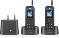 Motorola Voice O202 professionele draadloze telefoon met groot bereik (tot 1 km), IP67 water- en stofbestendig, industrieel gebruik, handsfree, inductief opladen.