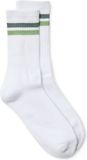 Non-branded Chaussettes de sport pour femmes avec rayures - Taille unique