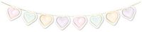 Globos Papieren Guirlande Watercolors Hearts - 2m