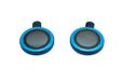 System-S Camera bescherming lens afdekking glas metaal voor iPhone 13 + Mini Blue