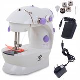 PINGYANG RONGRONG HANDICRAFT Machine à coudre - Mini - Portable - Multifonctionnel - Blanc