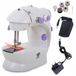 PINGYANG RONGRONG HANDICRAFT Machine à coudre - Mini - Portable - Multifonctionnel - Blanc