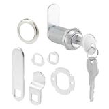 Prime-Line U 9950 Lade & Kabinet Lock, 1-3/8 inch, Roestvrij Staal Gezicht, 1 "Max. Paneel