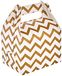 Mopec E503.11 geschenkdoos met handvat 11 x 15 x 8,6 cm, Gold Chevron, 25 stuks, eenheidsmaat
