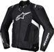 Alpinestars Missile V3 Motorfiets leren jas - Zwart/wit - Maat 52