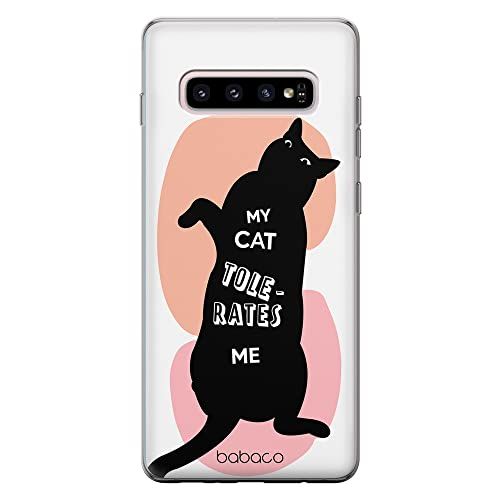 ERT GROUP mobiele telefoonhoesje voor Samsung S10 PLUS - Cats 003