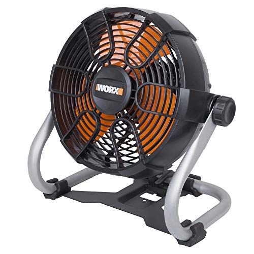 Worx WX095.9 ventilator 20 V (S/Bat) - Zwart/Oranje