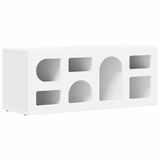 vidaXL TV-kast, wit, 100 x 35 x 40 cm, bewerkt hout