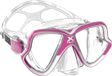 Mares X-Vision - MID 2.0 - Masque de plongée pour visages fins - clear / pink