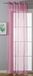 Ooggordijn transparant »Uni« gordijn H x B 245 x 140 cm roze gordijnen gordijnen ogen loodbandsluiting woonkamer, 20332-cn
