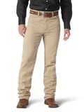 Wrangler Cowboy Cut Stretch Slim Fit Jeans voor heren, Voorgewassen Tan, 33W / 34L
