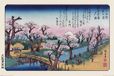 Posters.nl Hiroshige Mount Fuji Koganei-brug Poster 61x91.5cm