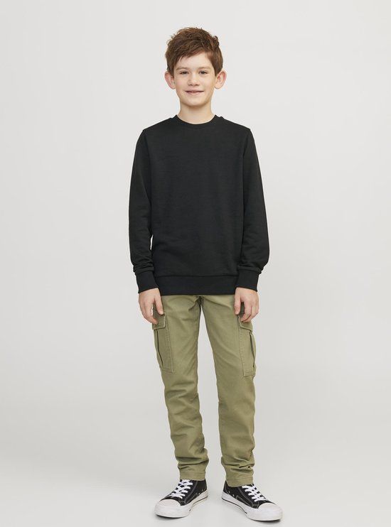 JACK & JONES JUNIOR JJEBRADLEY Sweat Crew - Black - Size 128