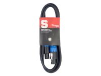 Stagg SSP2SS15 2 m S-serie Speakon naar Speakon-kabel