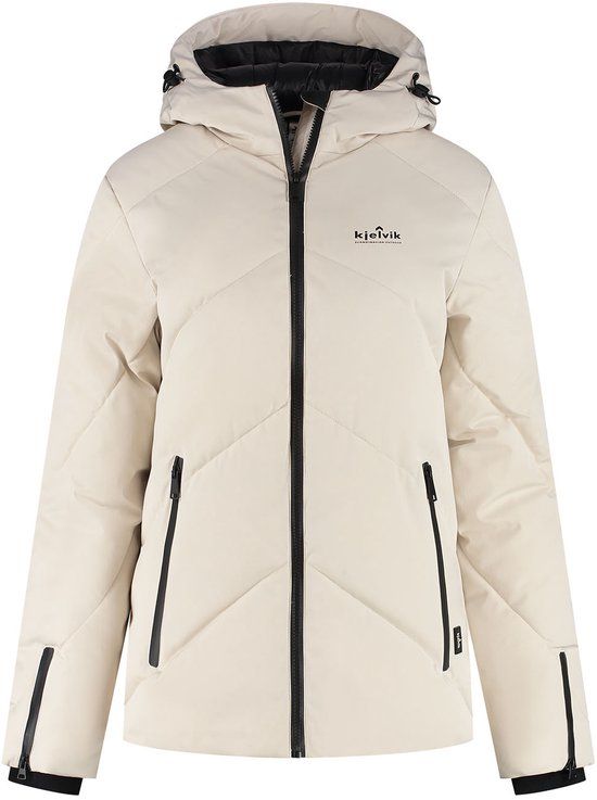 Kjelvik Sue Dames Outdoorjas - Sand - Maat 44 - Herfst/Winter 2025