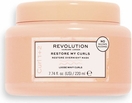 Hair Mask Revolution Hair Care London Restore My Curls 220 ml