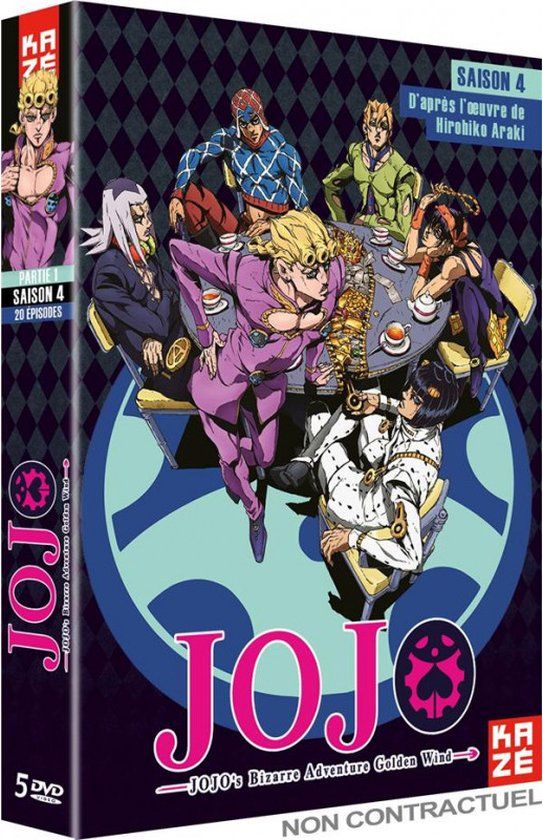 Kazé Jojo's Bizarre Adventure: Golden Wind - Saison 4 - Partie 1/2 (DVD) - Deluxe Edition - French