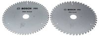 Bosch Accessoires PRO Wood Cirkelzaagbladen | 216 mm | 2 stuks - 2608644736