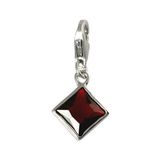 Carlo Biagi Dameshanger diamant 925 zilver CSCZP02R, Sterling zilver
