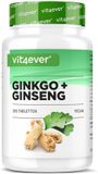 Vit4ever - Ginkgo + Ginseng - 365 Tabletten