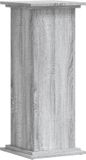 vidaXL Plantenstandaard grijs sonoma 33 x 33 x 80 cm bewerkt hout