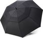 doppler Paraplu Fiber Golf Automatic Air Uni Black Zwart