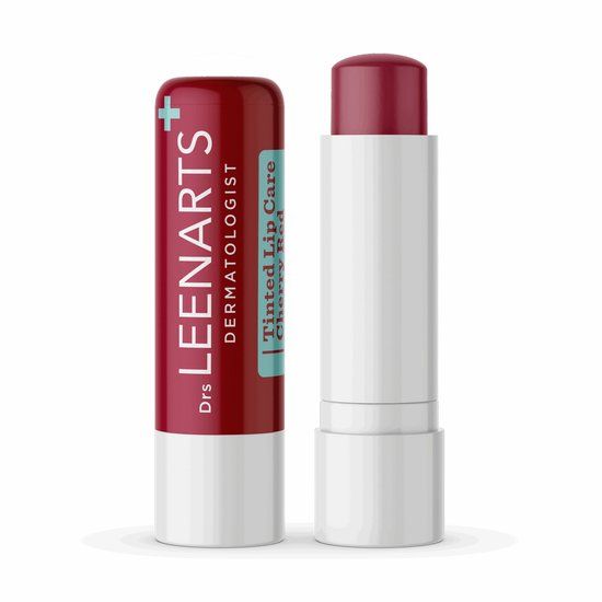 Drs Leenarts Lipbalm tinted cherry red