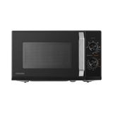 Toshiba MW3-MG20PE(BK) Magnetron 700 W met knapperige grill- en combiigarfunctie, 5 vermogensniveaus, 1000 W grillvermogen, zwart/zilver