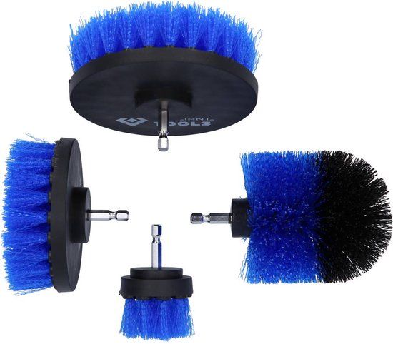 KS Tools BT103110 Borstelopzetstuk voor boormachines, 4-delig