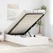 Maison Exclusive - Structure de lit style ottoman avec espace de rangement, blanc, 80 x 200 cm