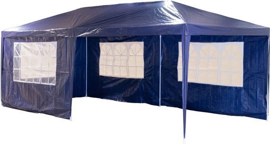 Maxx - Partytent feesttent 3x6m - zijwanden - BLAUW