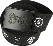 Ghost Logo Unisex Riem - Zwart