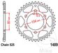 JT Sprockets JTR1489.43 43T stalen achtertandwiel