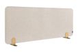 Legamaster ELEMENTS akoestisch bureauscherm 60x160cm beige