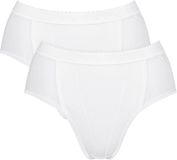 Sloggi Women Control Tai (2-pack) - dames slip - wit