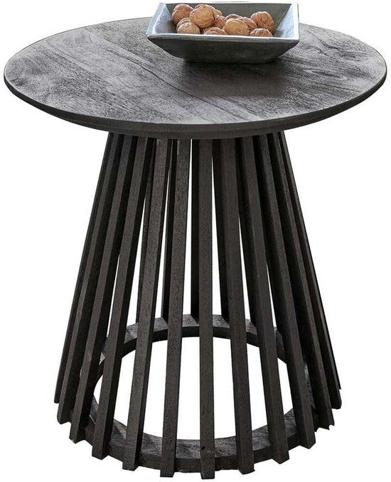 LOBERON Bijzettafel Montaril zwart
