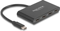 Delock USB 3.2 Gen 2 USB Type-C™ Hub with 4 x USB Type-C™ female – 10 Gbps