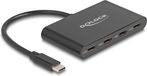 Delock USB 3.2 Gen 2 USB Type-C™ Hub with 4 x USB Type-C™ female – 10 Gbps