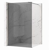 REA Flexi Grey - Douchewand - Titanium - 100 Gehard Glas 8 mm (Grijs) - 120X100X195cm