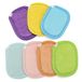 AiQInu Wasis Make-uppads, 7 stuks, 10 x 8 cm, herbruikbare make-uppads, wasbaar, meerkleurig, ideaal voor gezichtsreiniging, reizen en dagelijkse verzorging