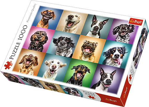 Trefl Trefl - Puzzles - "1000" - Funny dog portraits