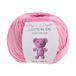 Utopia Crafts Amigurumi Katoenen DK garen om te haken en breien, 50% katoen, 50% gemengd acryl, 50 g (lichtroze)