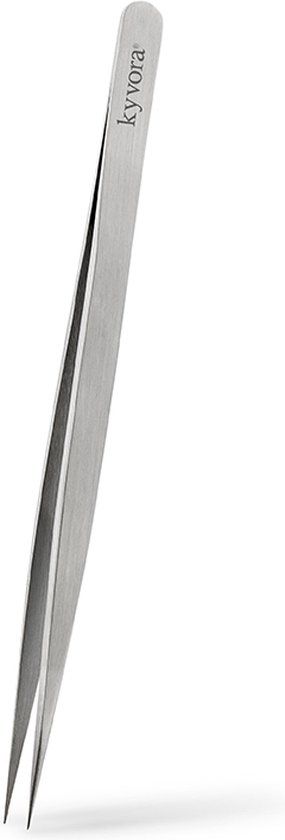 Kyvora Pincet wimperextensions met lange punt - Grijs