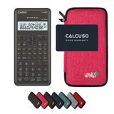 Casio fx-82MS 2nd edition incl. WYNGS Beschermhoes Roze - Wetenschappelijke Rekenmachine - Basis Pakket