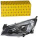HELLA 1LG 010 011-701 FF/Halogeen Koplamp - voor o.a. Vauxhall Astra Mk VI (J) (P10) - Sport, SXI, SRI - Chroom/Zwart - ECE - voor linksrijdend verkeer - rechts