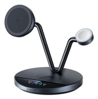Anker Prime 3-in-1 MagGo und Qi2.2 Kabelloses Ladegerät 25W Schwarz