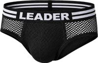 Merkloos / Sans marque LEADER Loaded Brief Black - MAAT S - Heren Ondergoed - Slip voor Man - Mannen Brief