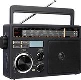 Merkloos [Brand] Batterijradio met transistortechnologie